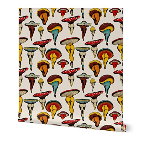 Mushroom Booty Vintage Cute Kitsch