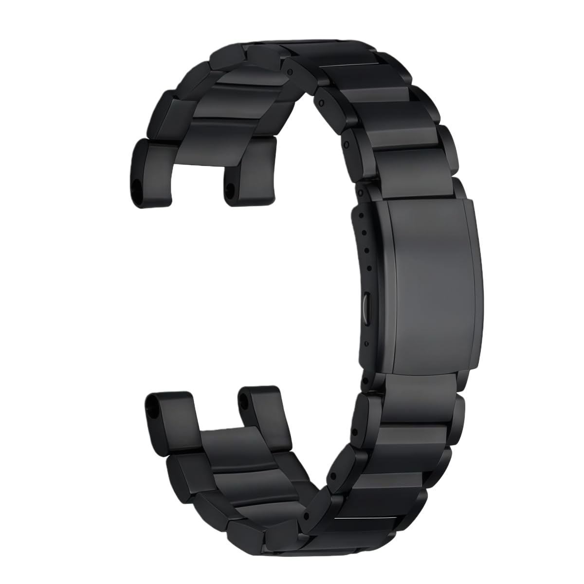 Masywna Bransoleta Stal Nierdzewna, Skręcany Pasek Metalowy Ogniwa, Solidny Zamiennik Regulowany dla Casio G-Shock B100-Czarny