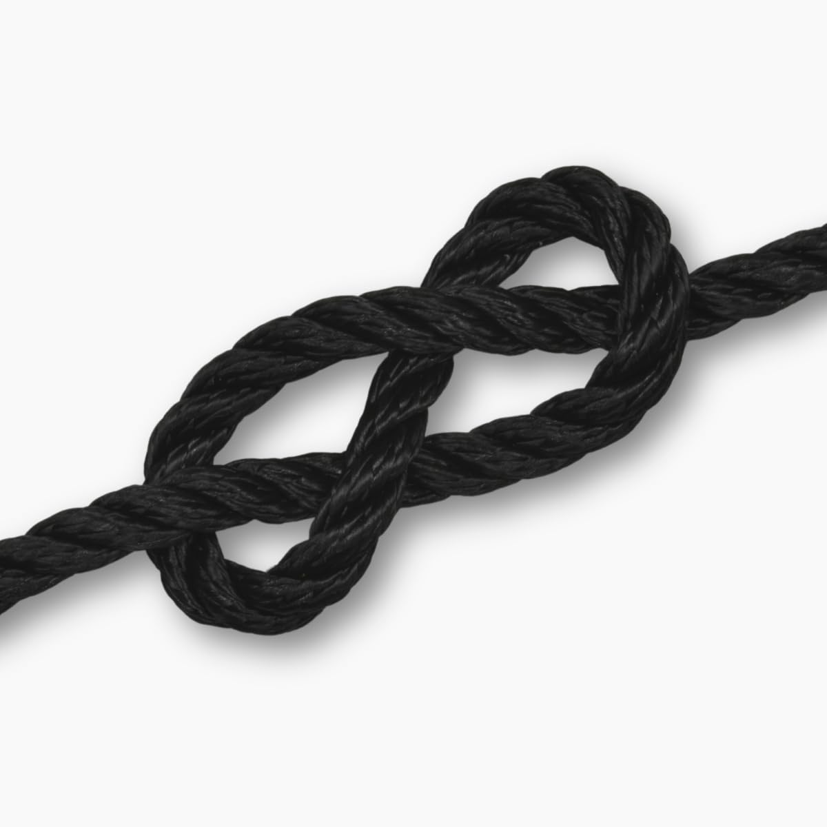 Corderie Italiane 006004233, Gherlino cima per ormeggio, diametro 12 mm, 10 mt, nero