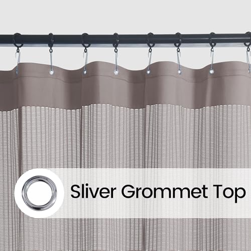 Phating Inherent Flame Retardant Hospital Curtain Room Divider, Grommet Cubicle Privacy Curtain for Hospital, Medical Clinic, Lab(1 Panel,Grey, 9x8FT) - Thumbnail 3