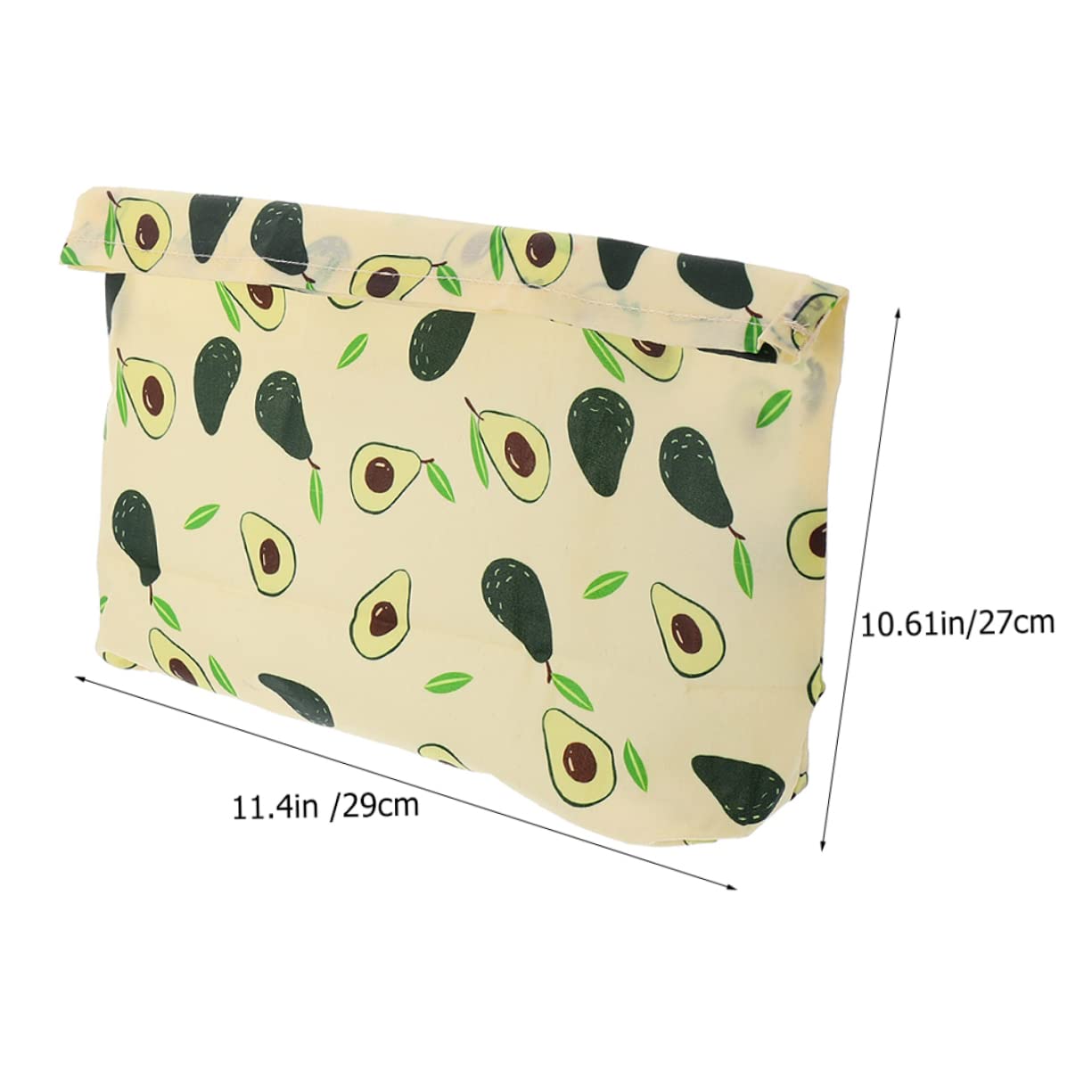Anneome 3piezas Bolsa De Almacenamiento Reutilizable De Algodón y Cera De para Frutas Verduras y Snacks y Lavable Mantiene La Natural Alimentos