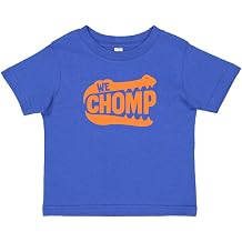 We Chomp Sports Fan T Shirt Toddler Youth Short Sleeve Blue 2T