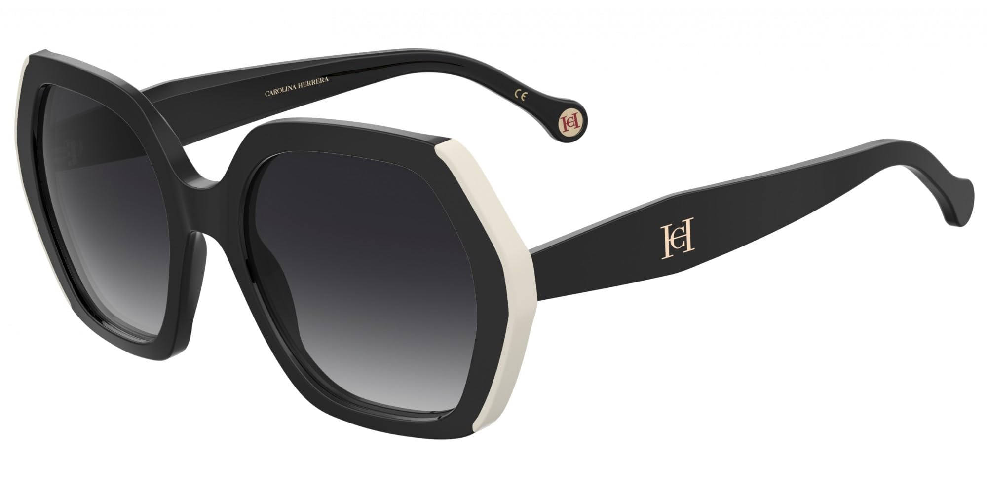 CAROLINA HERRERA GAFAS Modelo: HER 0181/S C: BLACK WHITE Eye size: 55_Bridge size: 20 / Polarized: No