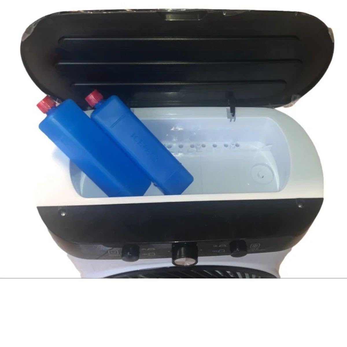 Ventilatore evaporativo oscillante raffrescatore a 3 velocità con ruote Icespace NIKLAS