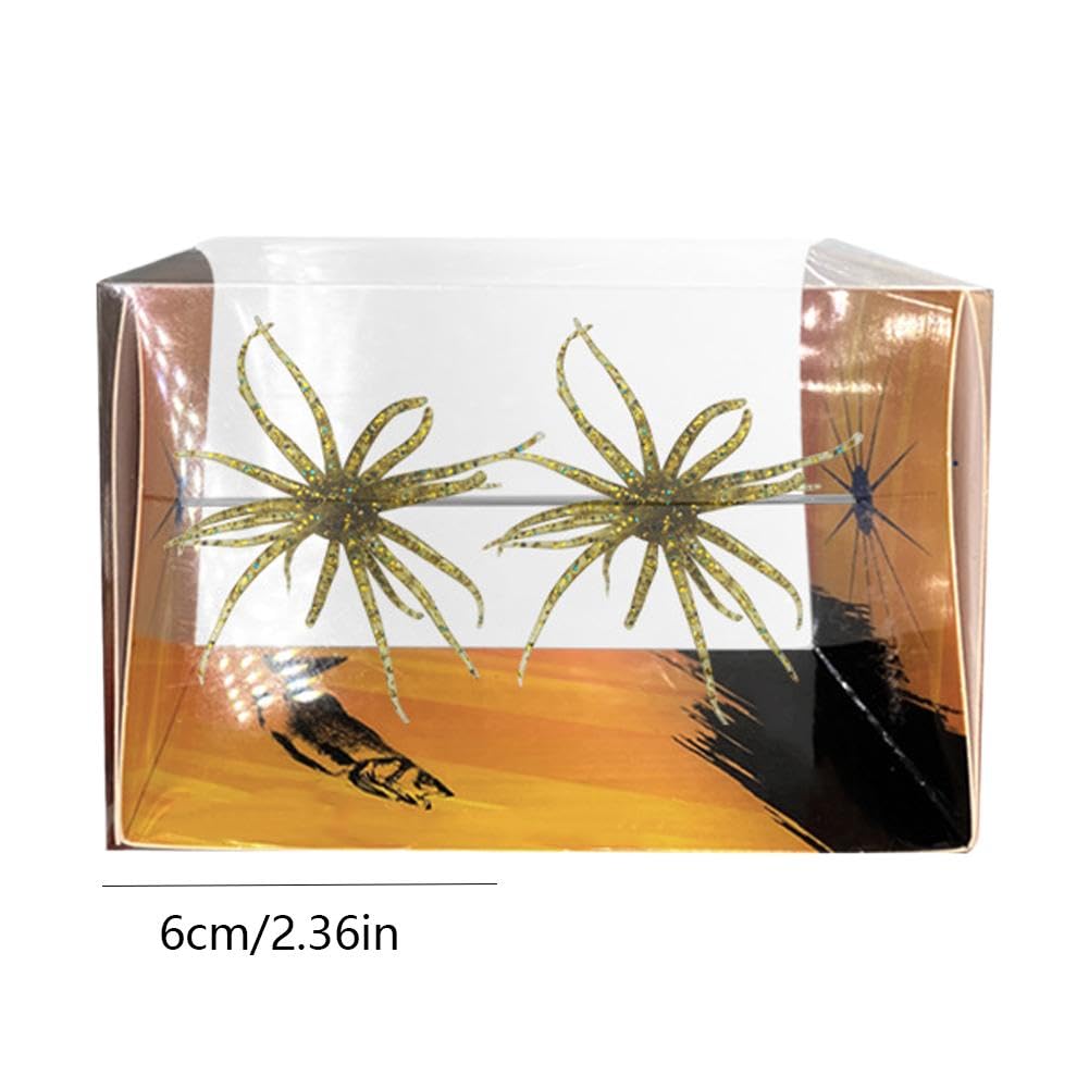 2PCS Bass Fishing Bait - Lure Bait for Black Pits,Soft Sea Urchin Baits,Soft Artificial Sea Urchin Lures for Shore,Trout,River,Lake,Saltwater,Freshwater,Father's Day Fishing Gifts for Men,Fishermen — view 9