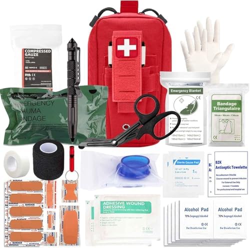Trauma Kit 実物 IFAK 2セット Amazon.com: Ifak Med Trauma Kit, Black Molle Tactical