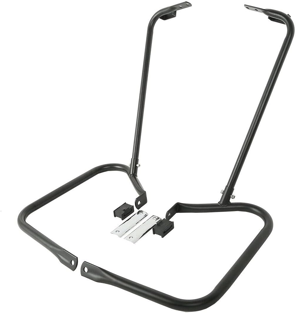 Green-L Saddlebag Guard Fit for Harley 1997-2008 Touring Road King Street Electra Glide Rail Mount Bracket Protector