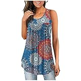 🛍️ Style:Dieses lässige Oberteil bluse ist ein klassischer und bequemer Stil,der zu Ihren Lieblingsjeans oder -shorts verwendet werden kann,Lässiger schicker Stil, zeigt eine gute Figur.