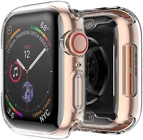 Gadget Collection Mx Funda Protector Transparente para Apple Watch Series 1,  2, 3 de 38mm o 42mm y para Series 4, 5 y 6 de 40mm o 44mm - Transparente :  Amazon.com.mx: Electrónicos