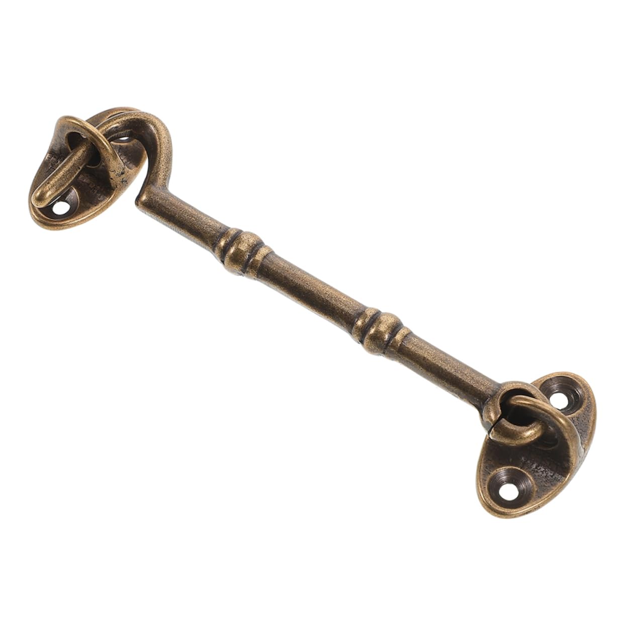 LIFKICH Brass Latch Hook for Barn Door Heavy Duty Window Hook Eye Latch Security Locking Part Vintage Door Hardware