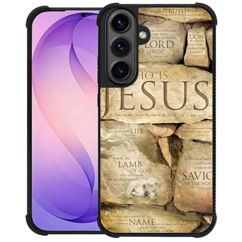 Goodsprout Compatible with Samsung Galaxy S26 Plus Case,Amazing Pattern Design Shockproof Anti-Scratch Hard PC Back Case for Samsung Galaxy S26 Plus Christian Faith Jesus