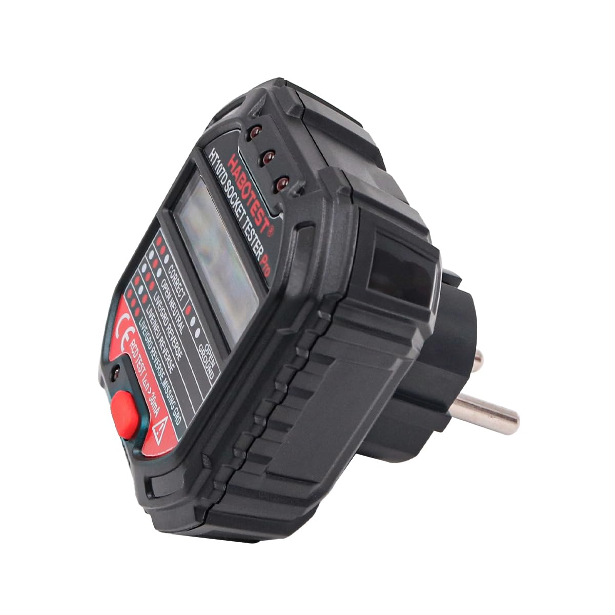 Tester Per Prese Di Corrente Tester Per Prese Di Corrente Con Display Di Tensione Presa Di Corrente 90-250 V Rilevatore Automatico Di Tensione Di Polarità Del Circuito Elettrico