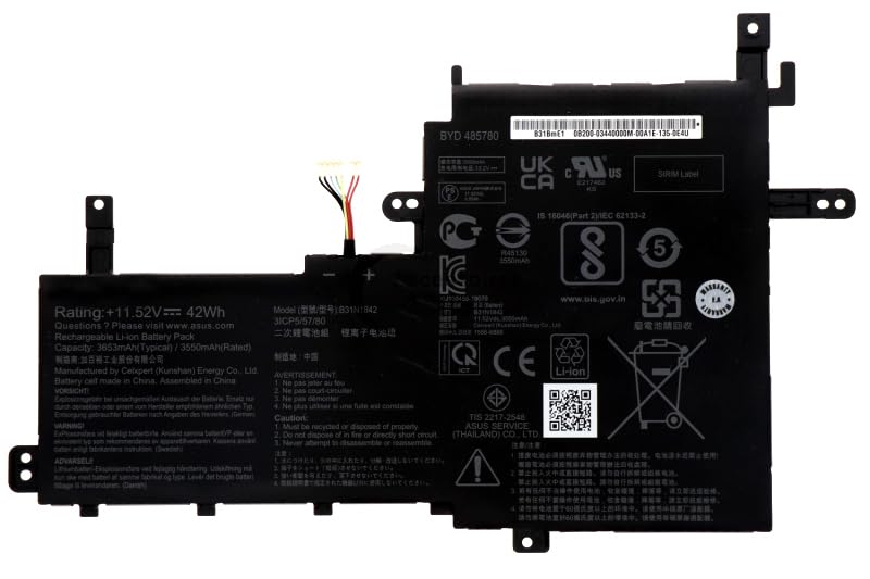 B31N1842 3ICP5/57/80 - B31BmE1 OEM Original Laptop Battery for ASUS VivoBook 15 X513EA VivoBook 15 X513IA VivoBook S15 S531FL X531FL (B0D6RBXBBT) Amazon Price History, Amazon Price Tracker