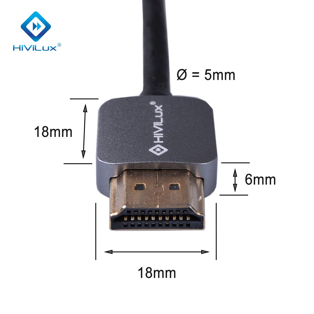 Cavo HDMI ultra sottile e flessibile [nuovo standard] in metallo, extra sottile, 3D, 4K/UHD/2160P, HDR 10, ARC, HDCP, alta velocità con Ethernet (1 m + 2 m + 3 m)