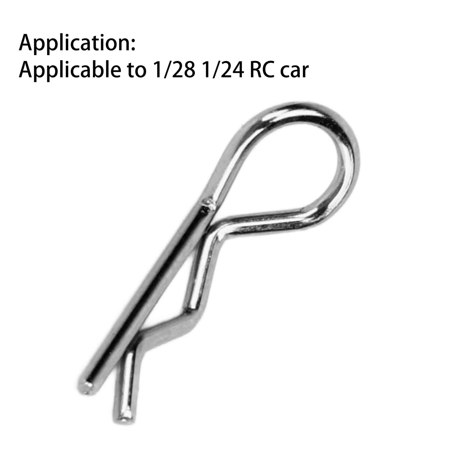FULHANY 24 Clips De Carrosserie RC – Acier Inoxydable – Pour 1/14 1/16 1/18 1/20 – Accessoires Voiture Télécommandée