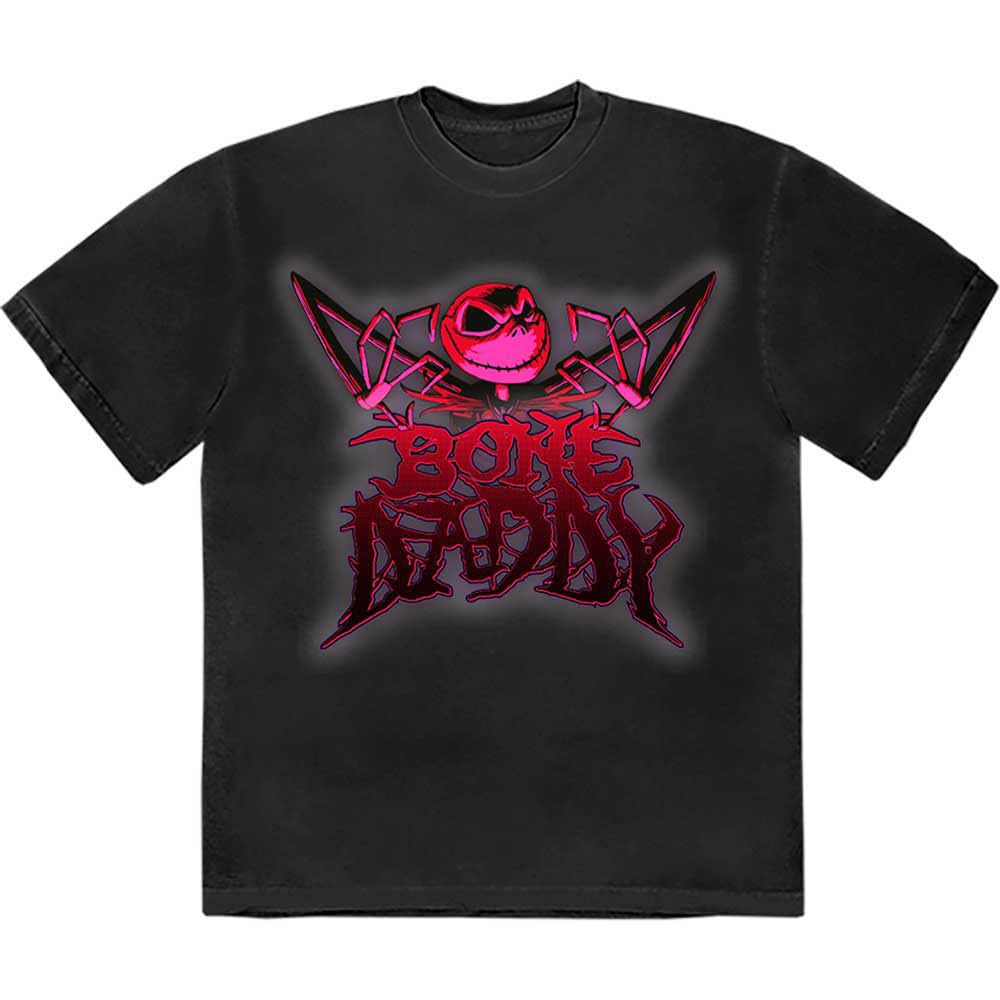 Disney (M, ) The Nightmare Before Christmas Bone Daddy T Shirt Black