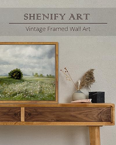 image for SHENIFY 𝗙𝗿𝗮𝗺𝗲𝗱 Canvas Wall Art Vintage Classical Oil