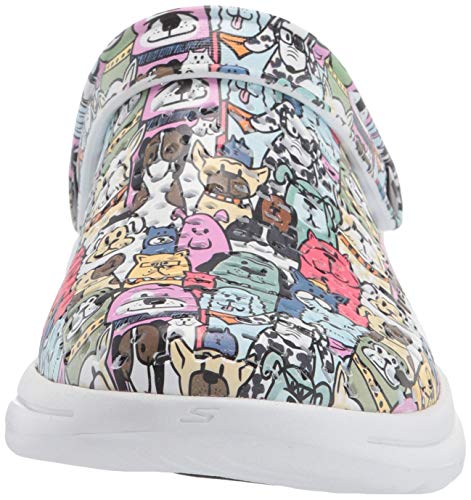 Skechers Womens Foamies Go Walk 5 - Dog Lover Clog, Black/Multi, 10 Us #TOP1