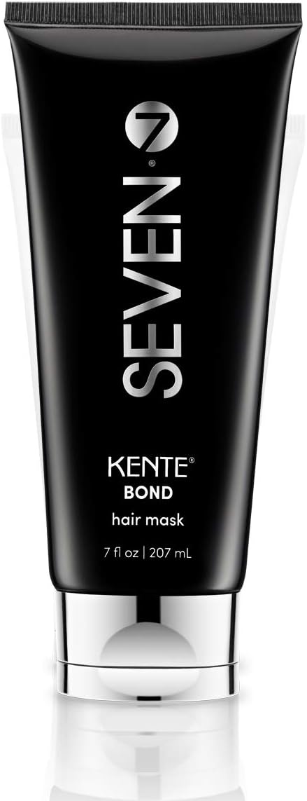 SEVEN Haircare Kente Bond Deep Conditioning Hair Mask Treatment for Women & Men, Dry Damaged Hair with Provitamin B5, Hydrolyzed Quinoa & Glycerin, Cruelty Free, Paraben Free, Made in USA