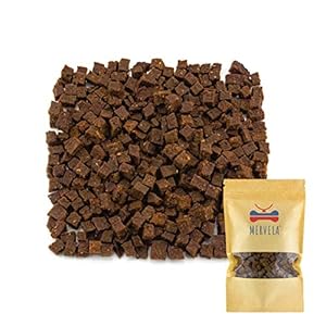 MERVELA® Leckerli Pute | 300 g | für allergische Sensible hypoallergene Hunde | ideal für Training & Belohnung, unterwegs | Kausnack getreidefrei