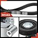 A-Premium Engine Serpentine Belt Drive Kit Compatible with Ford Cars - Escape 2013-2017, Focus 2013-2018, Transit Connect 2014-2017 - 2.0L 2.3L 2.5L