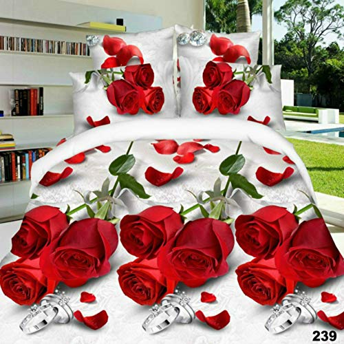 Set di biancheria da letto con stampa 3D, 4 pezzi