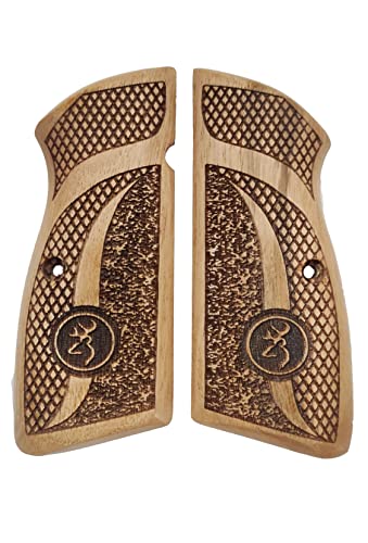 Poignée Browning HP 14 noyer fait main cadeau idéal collectionneur Ars.071