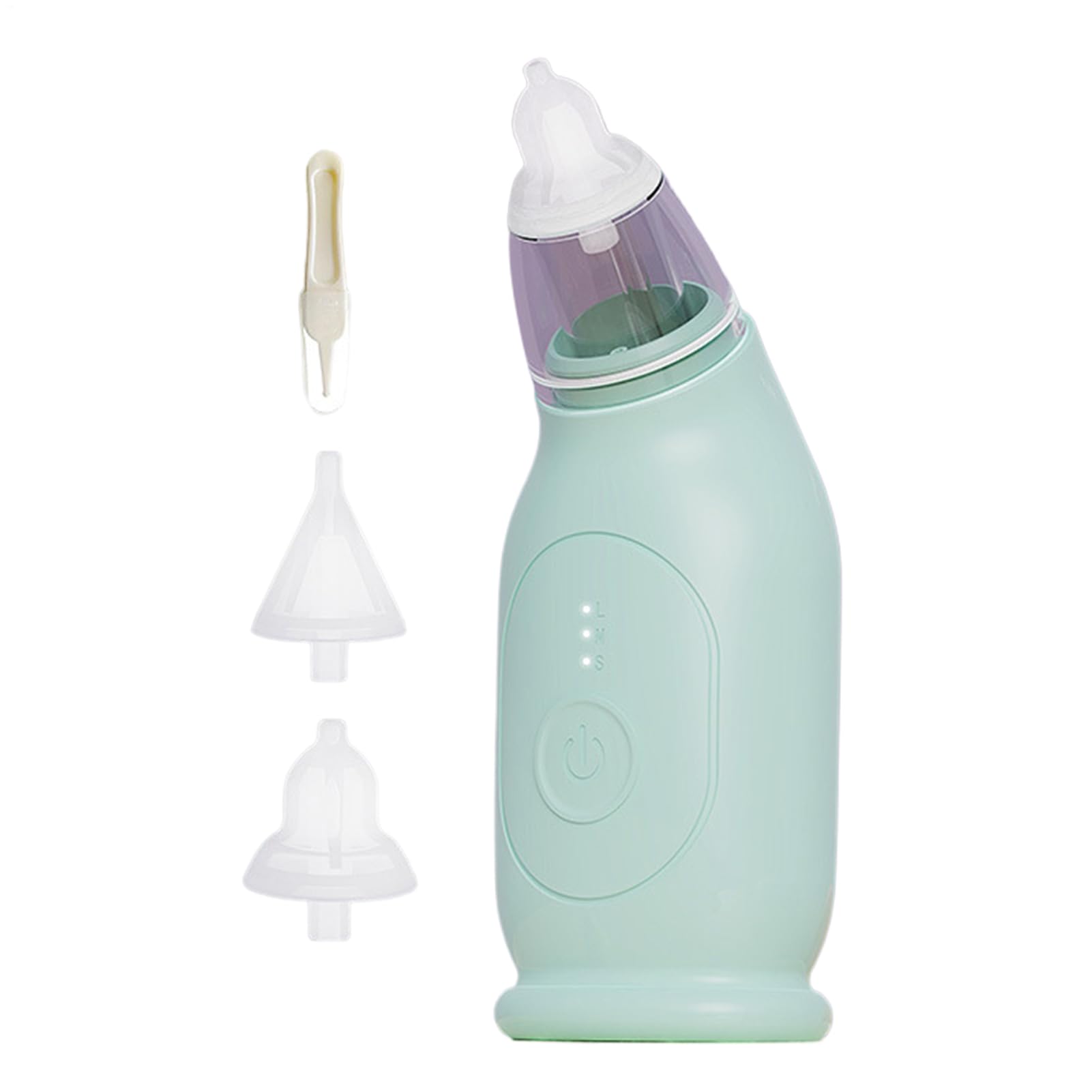 Nasal Aspirator for Children ā Electric and Portable with Strong Suction ā Nose Cleaner and Wash for Babies ā Congestion for Colds and Snot, Practical for Travel