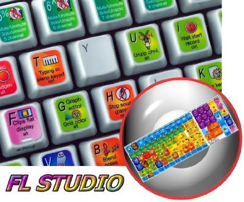 FL STUDIO KEYBOARD STICKERS