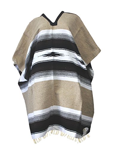 Image of Del Mex Mexican Diamond Woven Eastwood Poncho