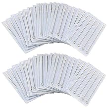 Tattoo Needles Set - 50PCS Sterile Bugpin Tattoo Needles 5RS Tattoo Machine Needles Disposable Tattoo Gun Needles 5 Round Shader for Tattoo Kit