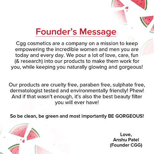 Image of CGG Cosmetics watermelon sugar exfoliating body scrub for soft & glowing skin, & vegan , no paraben & sulphate-250gm