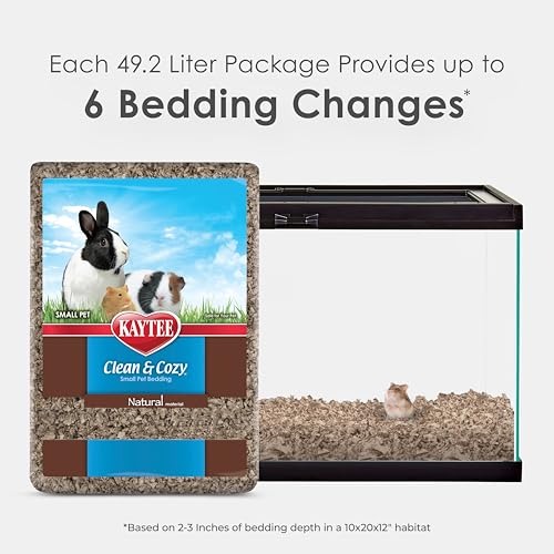 Kaytee Clean & Cozy Natural Paper Bedding, Made for Small Animals, 49.2 Liters - Image 2