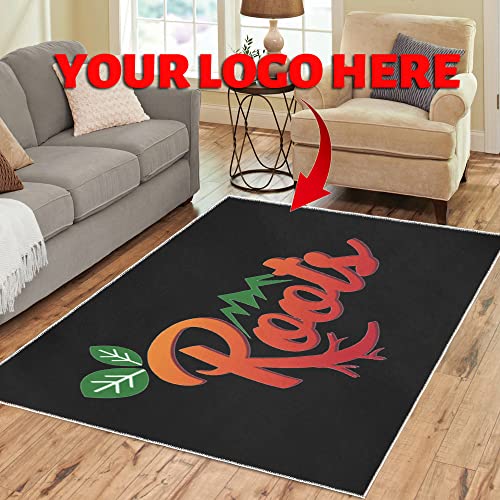 Tapete moderno personalizable para decoración del hogar 7x5 ft miniatura 2