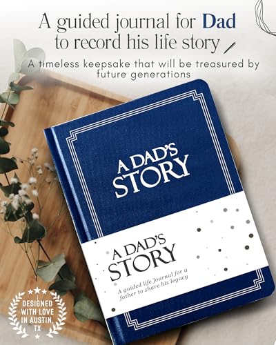 Dads-Life-Story-Journal-Hardcover-A-Meaningful-Keepsake-for-Dad-to-Share-His-Journey-and-Memories-Book-Includes-250-Prompt-Questions-Sentimental-Gifts-for-Fathers-Day-Birthday-Christmas Dads Life Story Journal Hardcover A Meaningful Keepsake for Dad to Share His Journey and Memories Book Includes 250 Prompt Questions Sentimental Gifts for Fathers Day Birthday Christmas