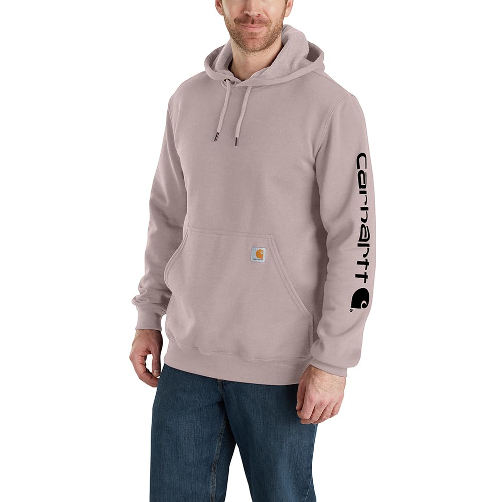 Carhartt Loose Fit Midweight Logo Sleeve Graphic Sweatshirt, Felpa con Cappuccio Uomo