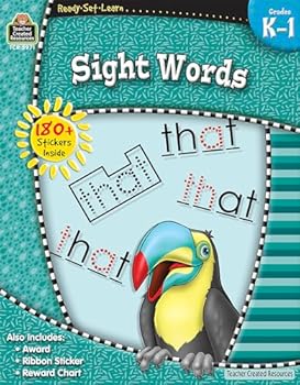 Paperback Ready-Set-Learn: Sight Words, Grades K–1 Book