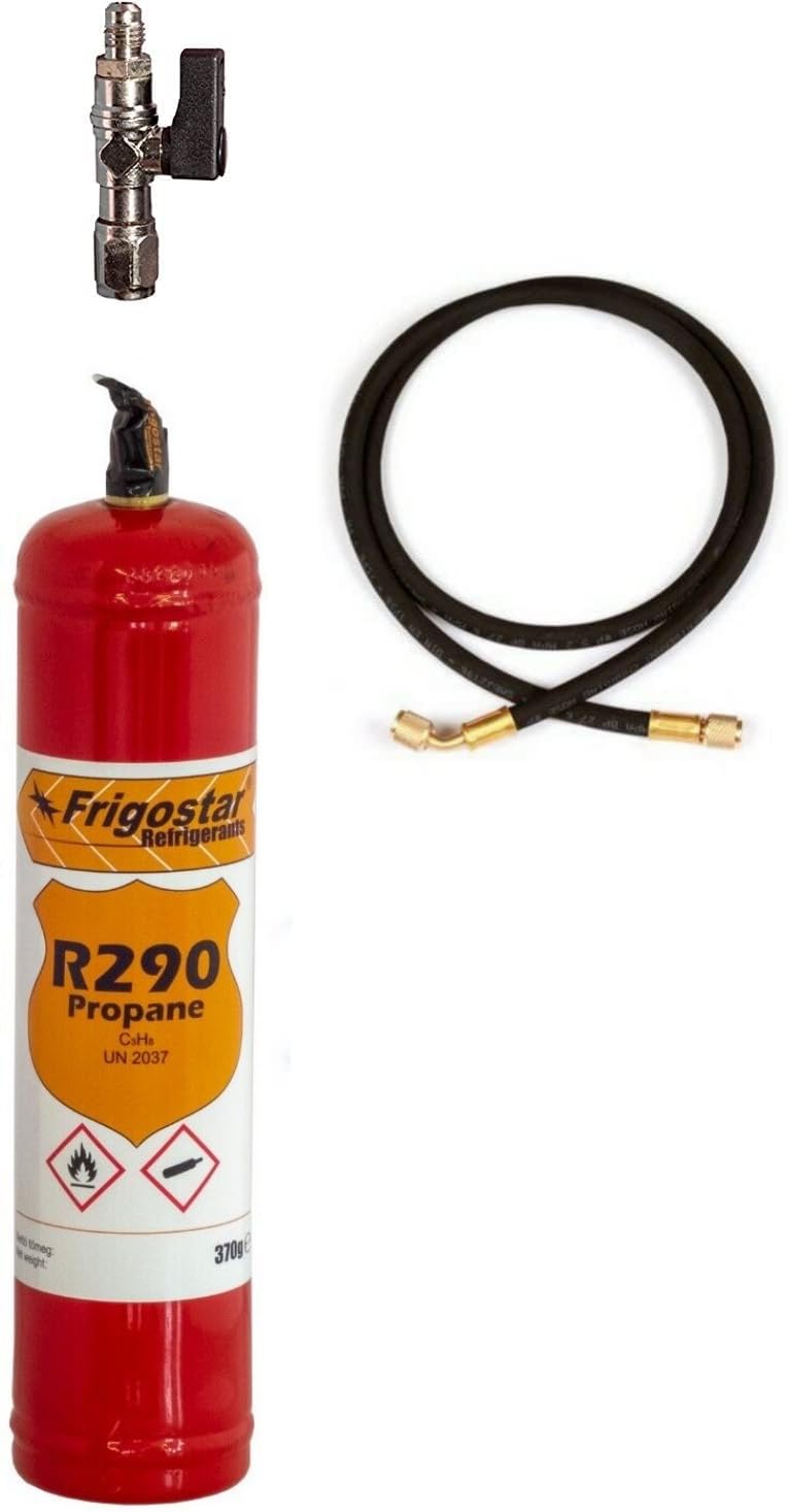 2 Bouteilles R290 370 Gr. Gaz Pour Recharger Réfrigérateur