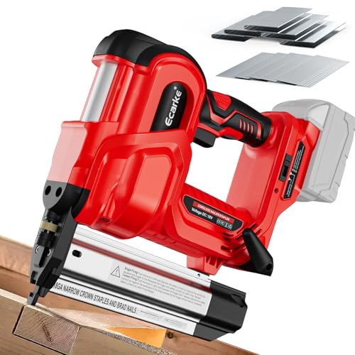 Brad Nailer Grampeador sem fio para Milwaukee M18 18 V, 2 em 1, pistola elétrica de pregos/grampos d