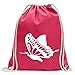 Kiwistar Conception de Papillon 8 Fun Sac à Dos Sport Sac de Remise en Forme Gymbag Shopping Coton avec Cordon