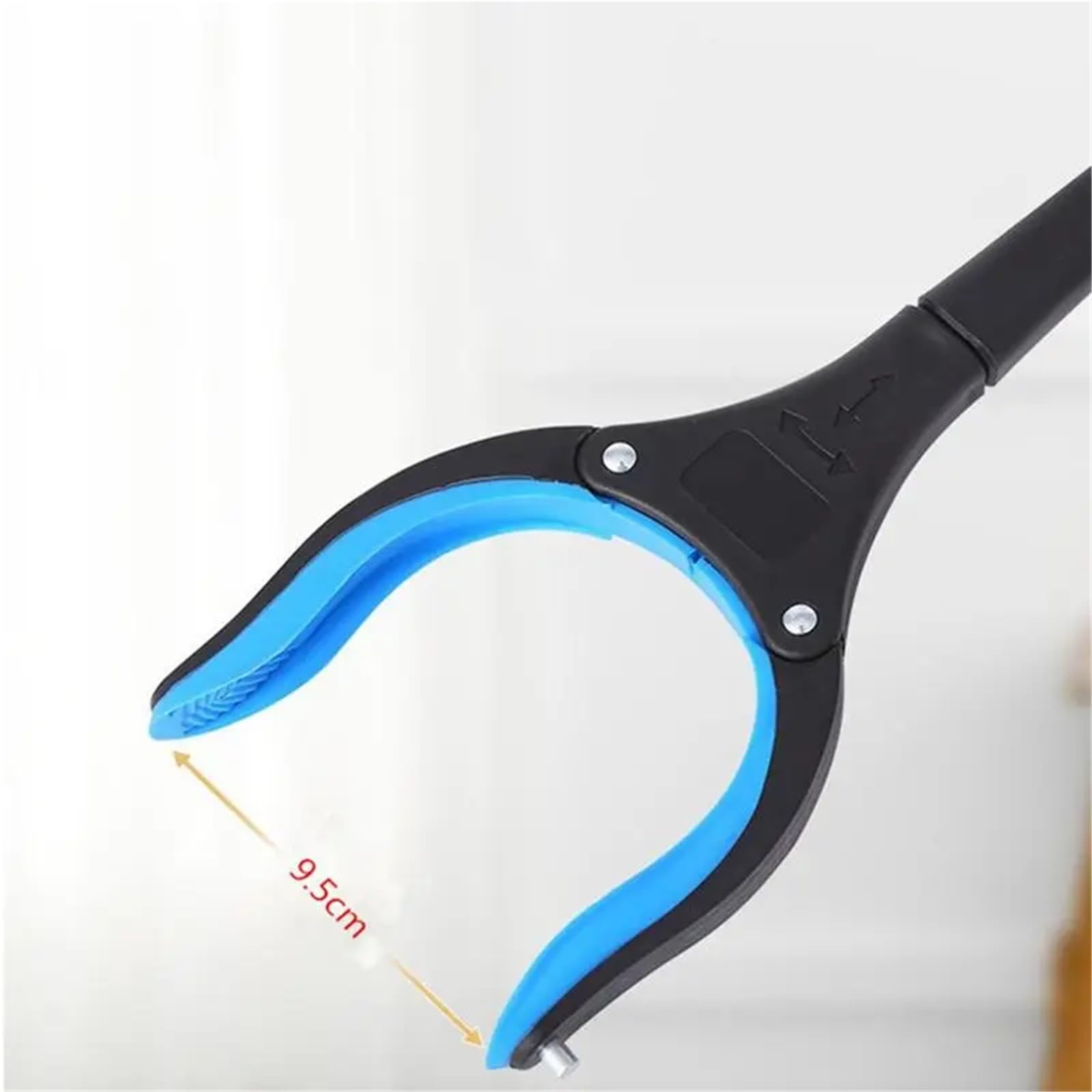 Reacher Grabber Tool, faltbare Pickup-Greifer for ältere Menschen, leichte, extra lange, handliche Müllklauen-Greifer, Pick-Up-Tools Für Zum Müllsammeln(Blue)
