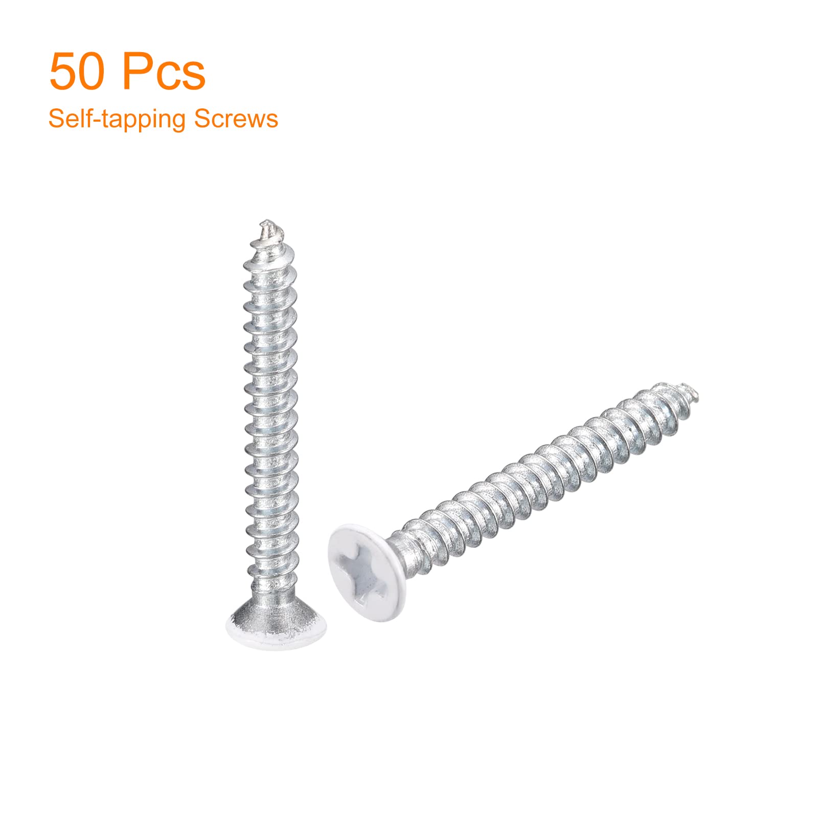 QUARKZMAN 25 Stück M2,5 x 10mm Weiße Linsenkopf