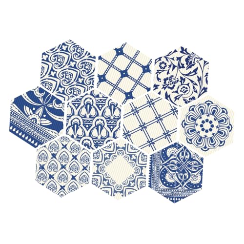 La Mejor review de Molduras decorativas para cocinas los más recomendados. 34 HEMOTON 10 Piezas Suelo De Baldosas Pegatinas Moldura Del Piso Pasta Para Azulejos Hexagonales Pegatinas De Azulejos De Cocina Calcomanías Anti- Antideslizante Losas De Polivinilo