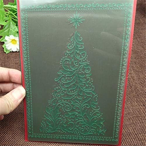 Christmas Tree DIY Plastic Embossing Folders for DIY Scrapbooking Paper Craft. Card Making Decoration Supplies