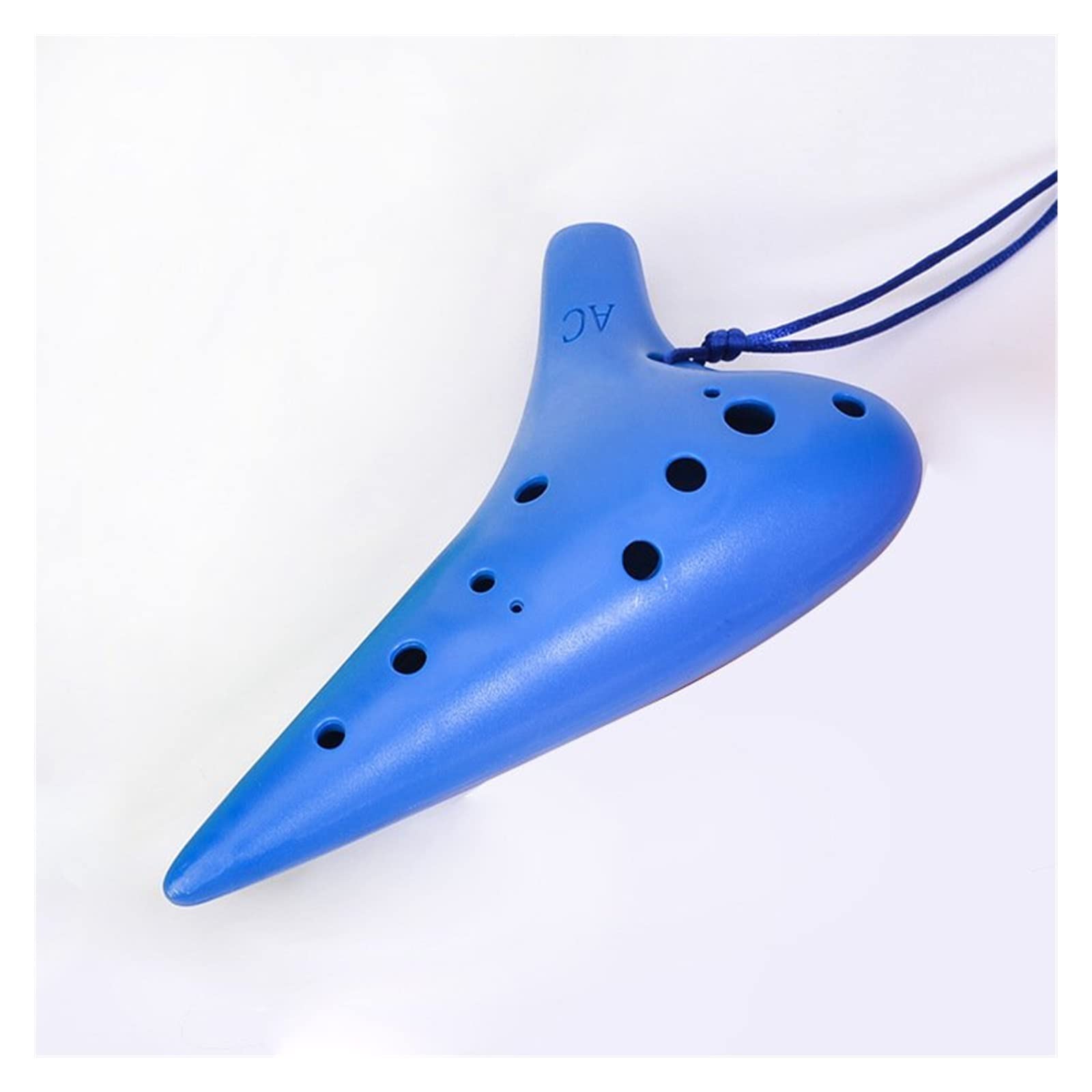 Ocarina flöte 12-Loch-Alt-C-Ton-Kunstharz-Okarina In Sechs Farben Optional Für Ethnische Musikinstrumente Für Anfänger (Color : 6)
