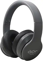Fone de Ouvido Over-Ear sem fio, Bluetooth, Autonomia 48* horas, Cancelamento de Ruído Ativo (ANC), Cinza Espacial, AERTUNE, AER10SG, AER by Geonav, Grande