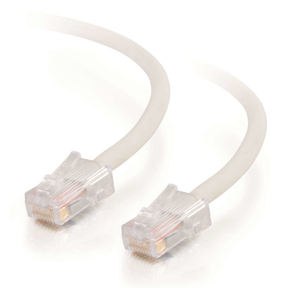 C2G 27097 Cat5e Cable - Non-Booted Unshielded Ethernet Network Patch Cable, White (35 Feet, 10.66 Meters)