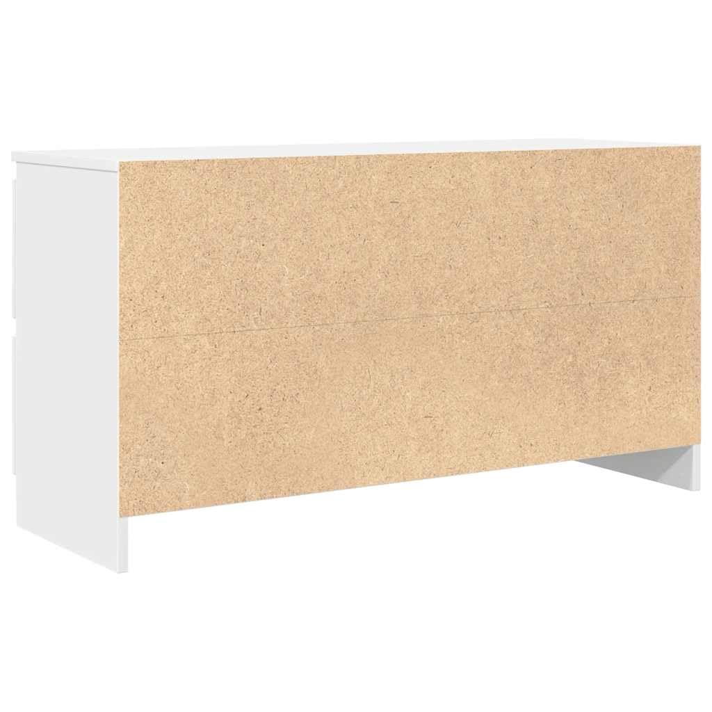vidaXL Mobile Porta TV Bianco 100x35x54 cm in Legno Multistrato