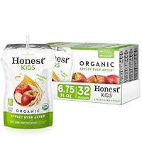 Honest Kids Appley Ever After Apple Organic Fruit Juice Drink, 6.75 Fl. Oz, 32 Pack