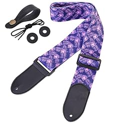 Guitar Strap, W/Free 2 Locks & 1 Button, Ultra Comfortable Shoulder Straps for Bass, Electric & Acoustic Guitars - Les Beatles, Paul McCartney, John Lennon, RIngo Starr, George Harrison
